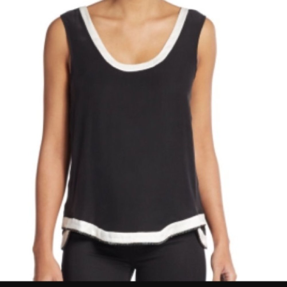 Ramy Brook Lindsey Sueded Silk Top